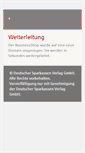 Mobile Screenshot of businessshop.sparkassenverlag.de
